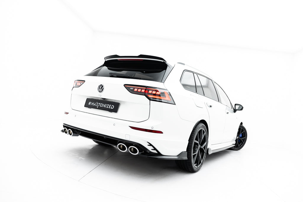 Splitter Laterali Posteriori V.1 Volkswagen Golf R Station Wagon Mk8 Facelift — dettaglio del profilo