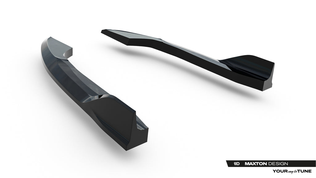 Splitter Laterali Posteriori V.1 Volkswagen Golf R Station Wagon Mk8 Facelift — vista posteriore