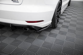 Splitter Laterali Posteriori V.2 Audi A3 Berlina 8V Facelift — dettaglio del profilo