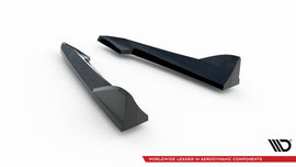 Splitter Laterali Posteriori V.2 Audi S4 Berlina B8 S-Line — dettaglio del profilo
