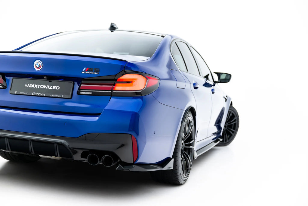 Splitter Laterali Posteriori V.1 BMW Serie M5 F90 Facelift — particolare della finitura