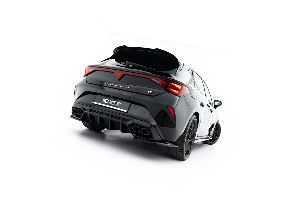 Splitter Laterali Posteriori V.2 Cupra Ateca Hatchback Mk1 Facelift Leon — particolare della finitura