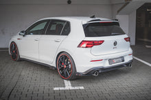 Load image into Gallery viewer, Splitter Laterali Posteriori V.2 Volkswagen Golf GTI Mk8 + Flap GTE — montato sulla vettura