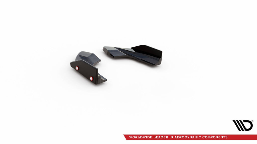 Splitter Laterali Posteriori V.2 Volkswagen Golf R Hatchback Mk8 Facelift + Flap — vista d'insieme