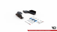 Load image into Gallery viewer, Splitter Laterali Posteriori V.2 Volkswagen Golf R Hatchback Mk8 + Flap — dettaglio del profilo