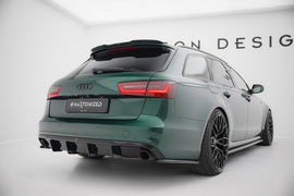 Splitter Laterali Posteriori V.3 Audi A6 Station Wagon C7 S-Line — vista d'insieme