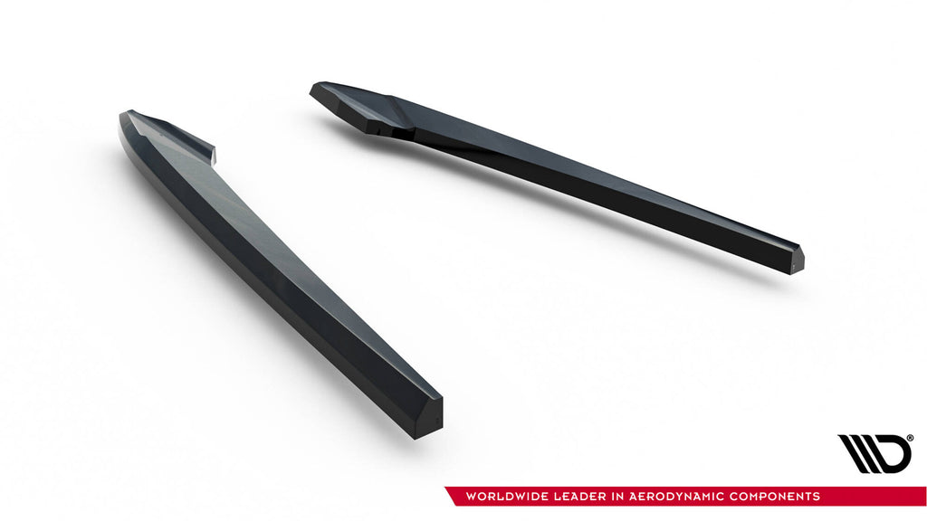 Splitter Laterali Posteriori V.3 Audi A6 Station Wagon C7 S-Line — vista laterale