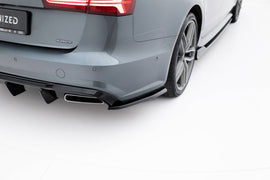 Splitter Laterali Posteriori V.3 Audi A6 C7 Facelift S-Line — dettaglio del profilo