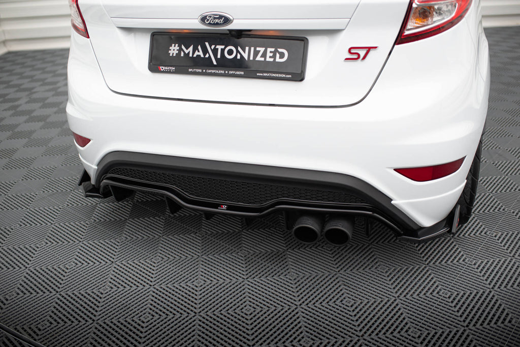 Splitter Laterali Posteriori V.3 Ford Fiesta ST Mk7 Facelift + Flap — vista laterale