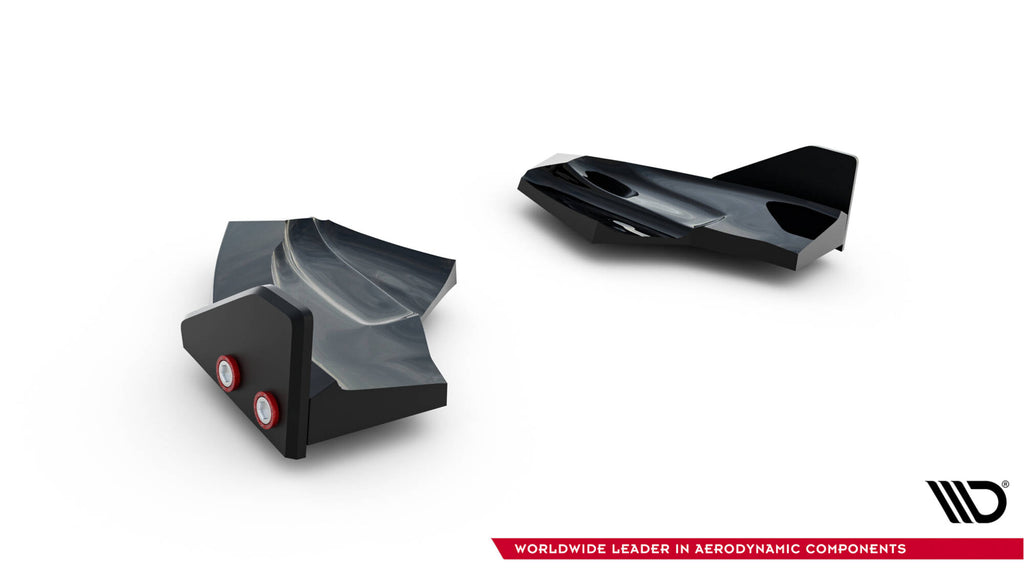 Splitter Laterali Posteriori V.3 Ford Fiesta ST Mk7 Facelift + Flap — vista posteriore