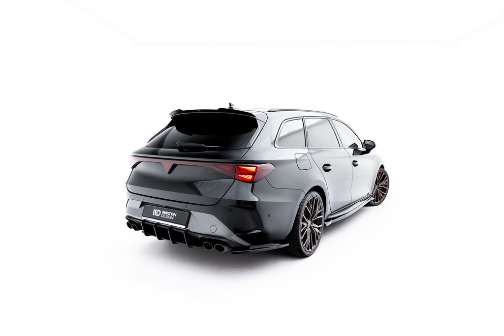 Splitter Laterali Posteriori V.4 Cupra Leon ST Mk1 Facelift — vista laterale