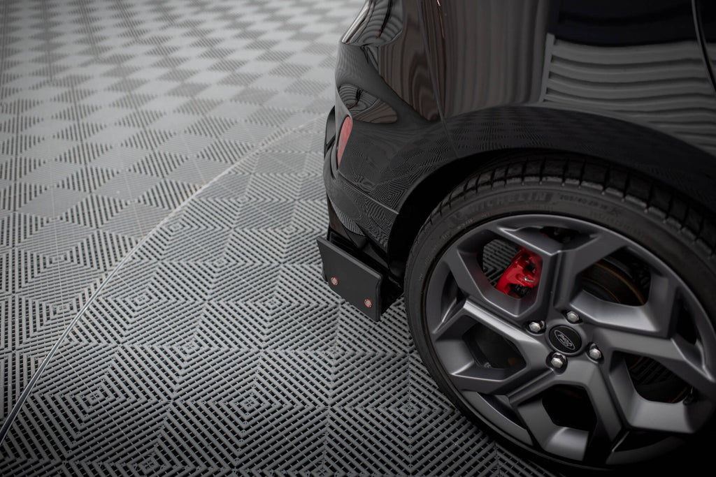 Splitter Laterali Posteriori V.4 Ford Fiesta ST Mk8 + Flap — vista laterale