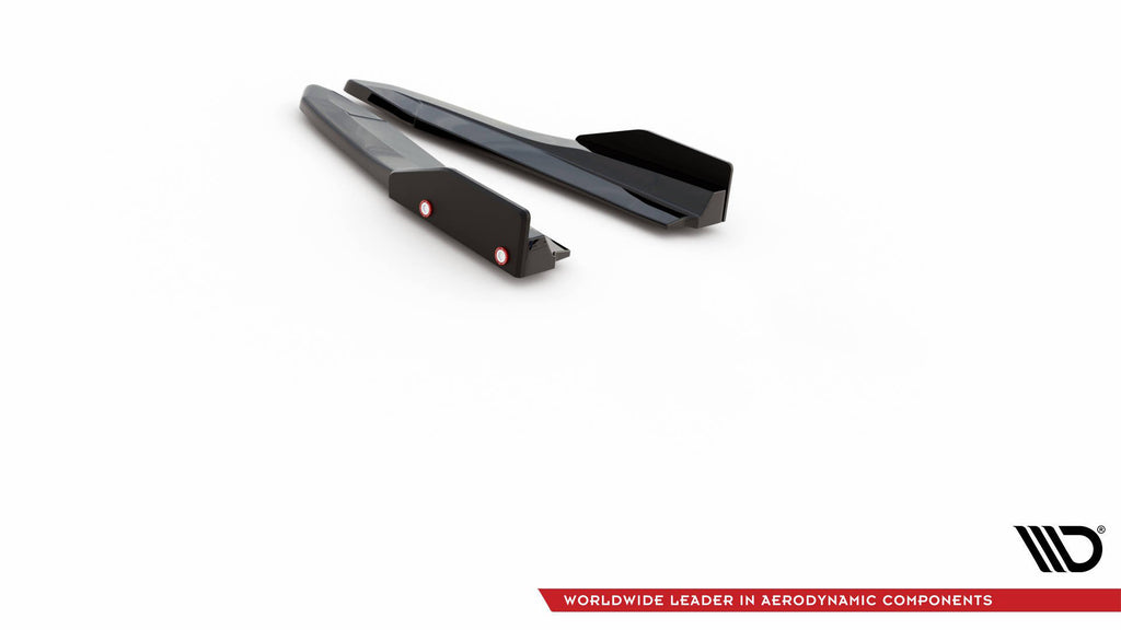 Splitter Laterali Posteriori V.4 Skoda Octavia RS Mk4 + Flap — dettaglio del profilo