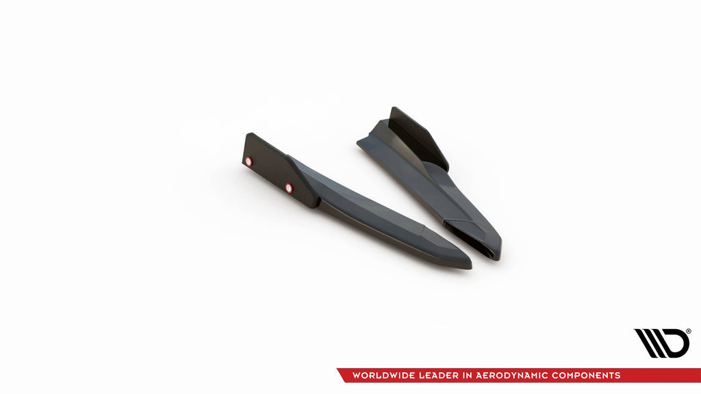 Splitter Laterali Posteriori V.4 Skoda Octavia RS Mk4 + Flap — vista laterale