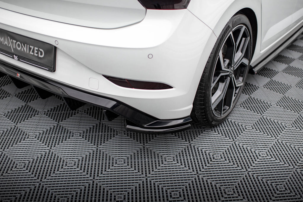 Splitter Laterali Posteriori Volkswagen Polo GTI Mk6 Facelift — montato sulla vettura