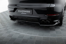 Carica l'immagine nel visualizzatore di Gallery, Splitter Posteriore Centrale Porsche Cayenne Sport Design / Turbo SUV / Coupe Mk3 Facelift — montato sulla vettura