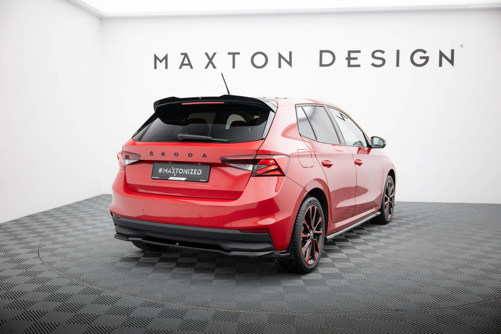 Splitter Posteriore Centrale Skoda Fabia Mk4 — montato sulla vettura