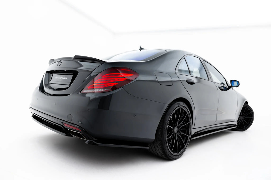 Splitter Posteriore Centrale V.2 Mercedes Classe S W222 AMG-Line — montato sulla vettura