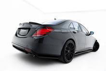Load image into Gallery viewer, Splitter Posteriore Centrale V.2 Mercedes Classe S W222 AMG-Line — montato sulla vettura