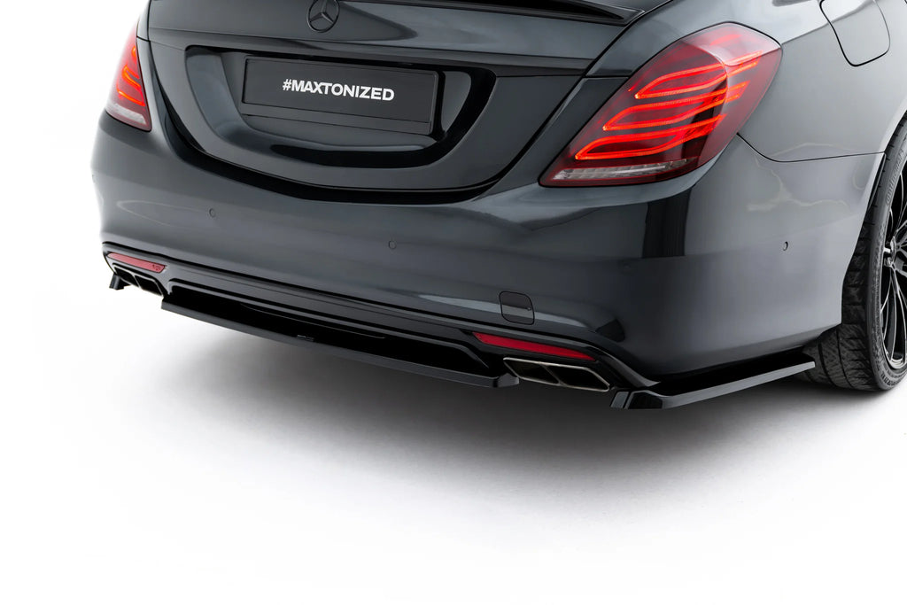 Splitter Posteriore Centrale V.2 Mercedes Classe S W222 AMG-Line — vista laterale
