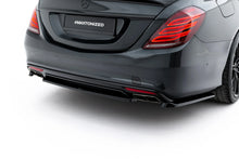 Load image into Gallery viewer, Splitter Posteriore Centrale V.2 Mercedes Classe S W222 AMG-Line — vista laterale