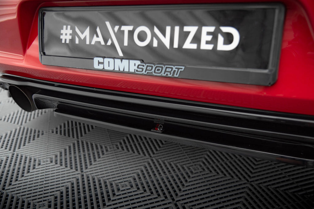 Splitter Posteriore Centrale Volkswagen GOLF Mk7 GTI Clubsport — montato sulla vettura