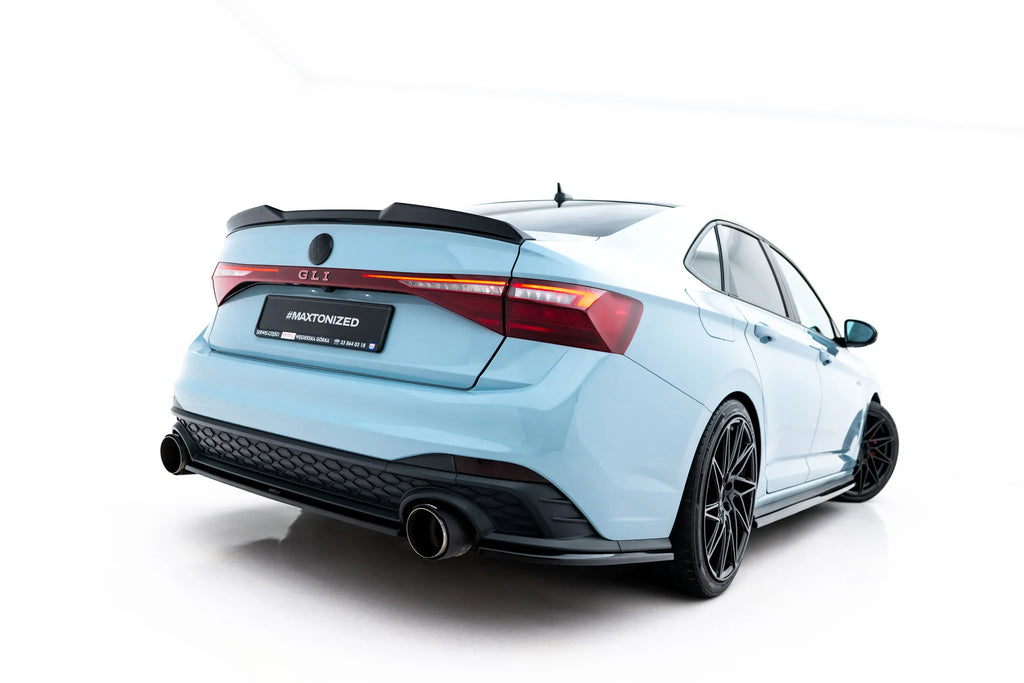 Splitter Posteriore Centrale Volkswagen Jetta GLI Mk7 Facelift 2 — dettaglio del profilo