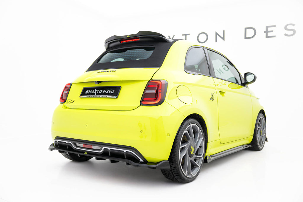 Splitter Posteriore Centrale Abarth 500e — montato sulla vettura