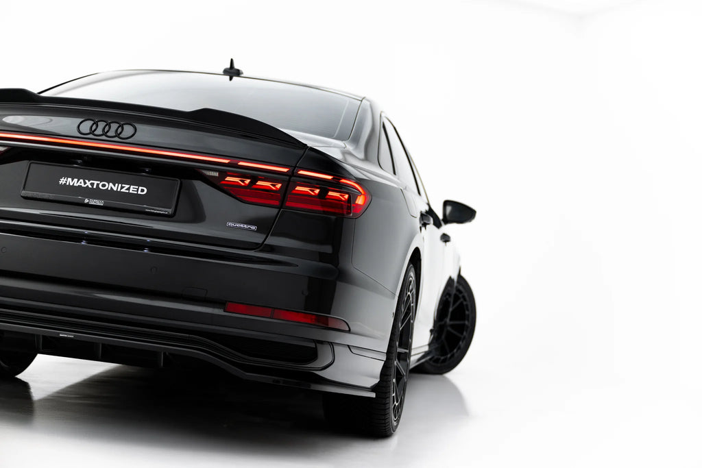 Splitter Posteriore Centrale Audi A8 D5 Facelift S-Line — vista laterale