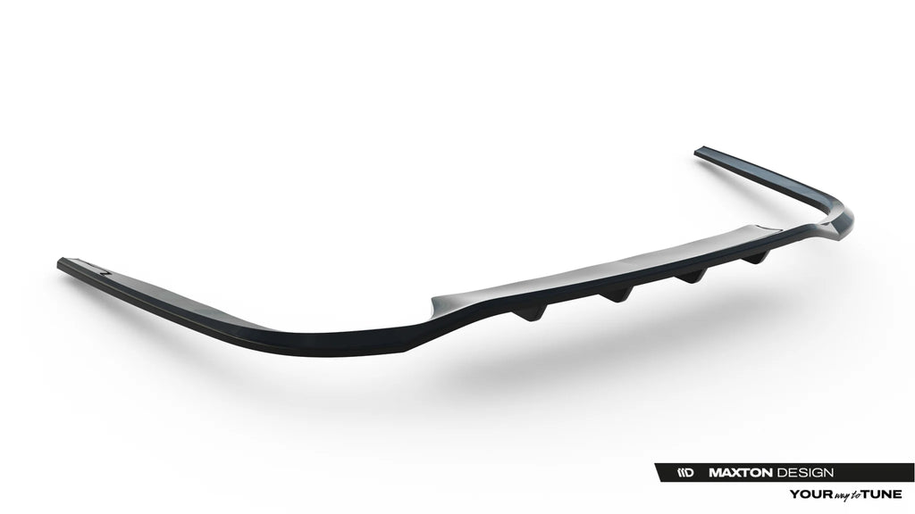 Splitter Posteriore Centrale Audi A8 D5 Facelift S-Line — particolare della finitura