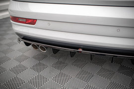 Splitter Posteriore Centrale Audi Q3 8U Facelift Sport — dettaglio del profilo