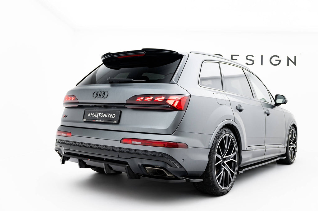 Splitter Posteriore Centrale Audi Q7 S-Line Mk2 Facelift 2 — montato sulla vettura
