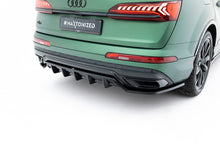 Load image into Gallery viewer, Splitter Posteriore Centrale Audi Q7 Mk2 Facelift S-Line — vista laterale
