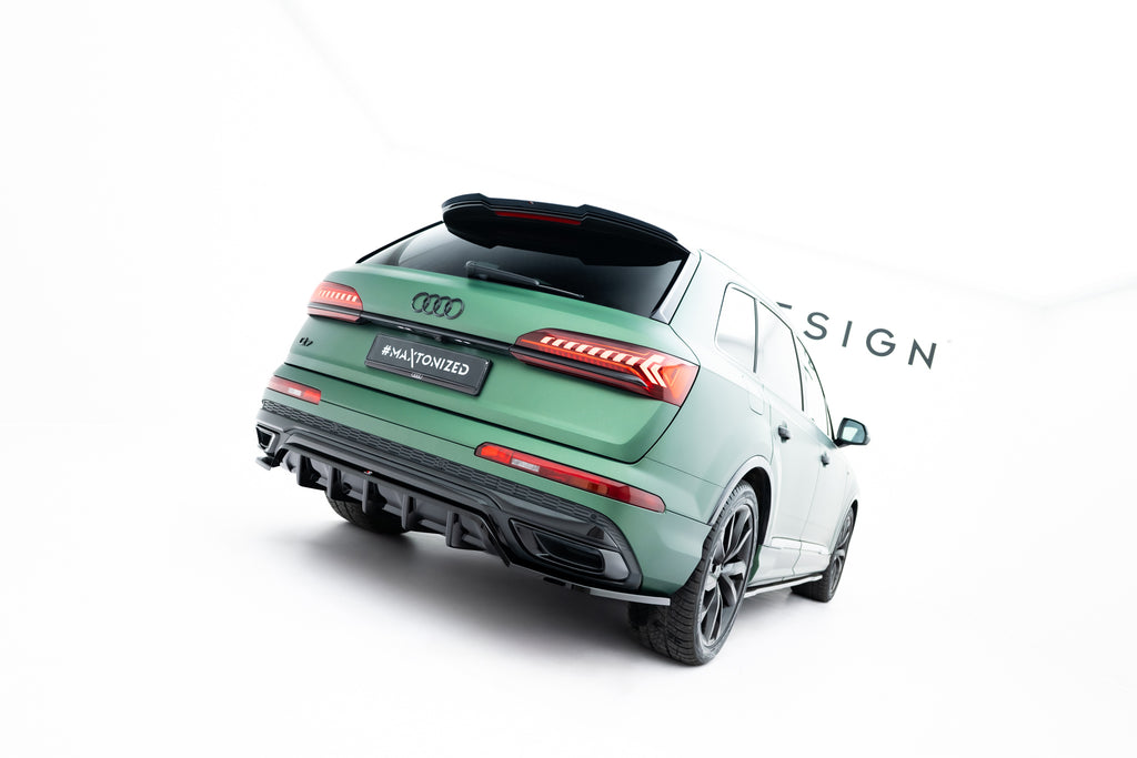 Splitter Posteriore Centrale Audi Q7 Mk2 Facelift S-Line — vista angolata