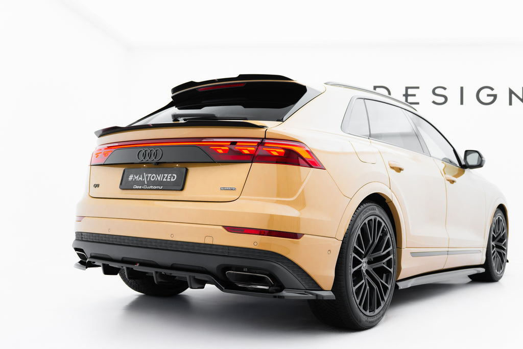 Splitter Posteriore Centrale Audi Q8 Mk1 Facelift — vista laterale