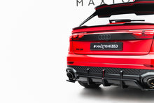 Load image into Gallery viewer, Splitter Posteriore Centrale Audi RSQ8 Mk1 Facelift — montato sulla vettura