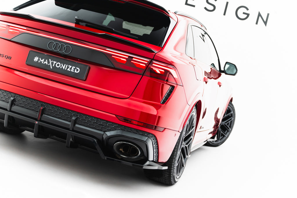 Splitter Posteriore Centrale Audi RSQ8 Mk1 Facelift — vista posteriore