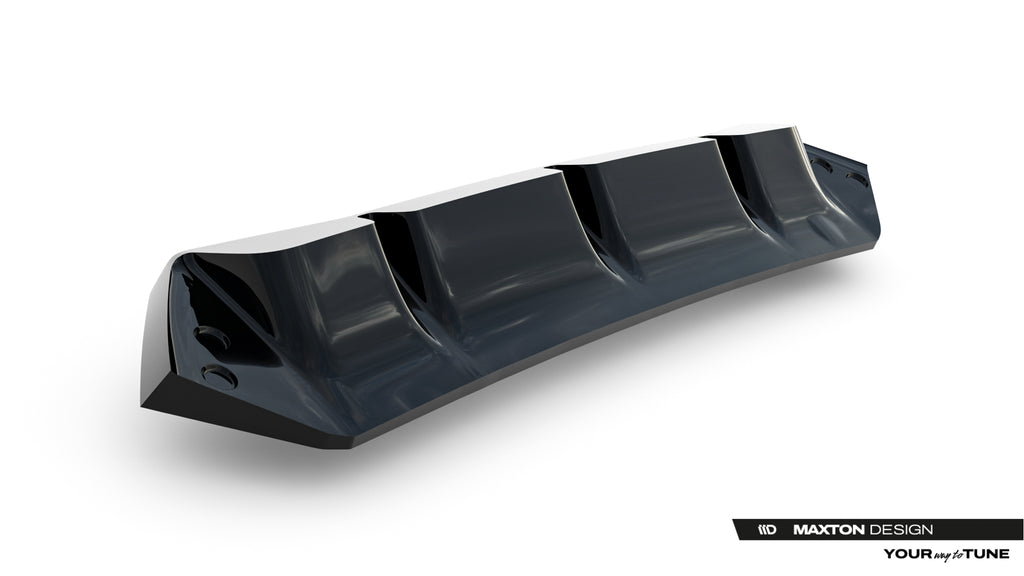 Splitter Posteriore Centrale BMW Serie M5 F90 — dettaglio del profilo