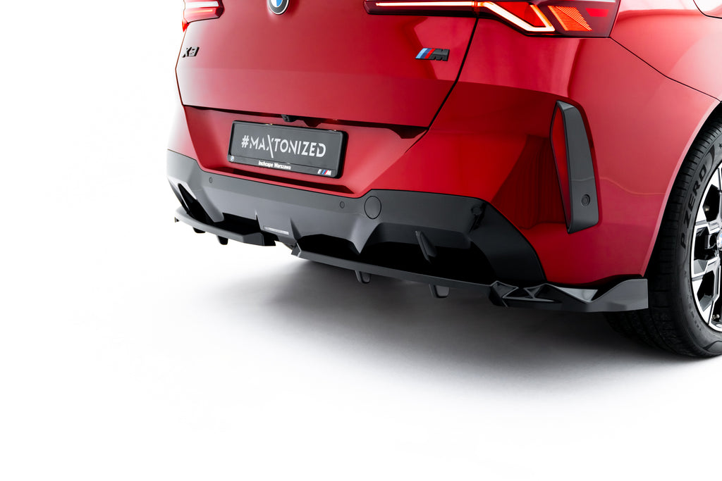 Splitter Posteriore Centrale BMW X3 G45 M-Pack — montato sulla vettura