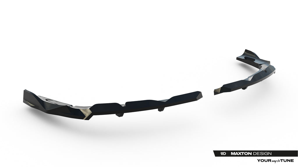 Splitter Posteriore Centrale BMW X3 G45 M-Pack — particolare della finitura