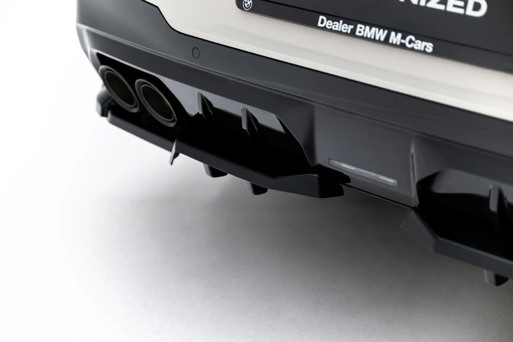 Splitter Posteriore Centrale BMW X3 G45 M50 — dettaglio del profilo