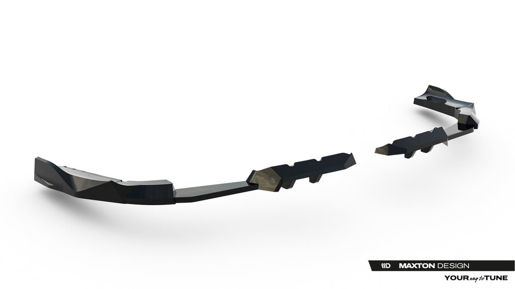Splitter Posteriore Centrale BMW X3 G45 M50 — vista laterale