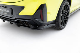 Splitter Posteriore Centrale BMW X4 M F98 Facelift — dettaglio del profilo