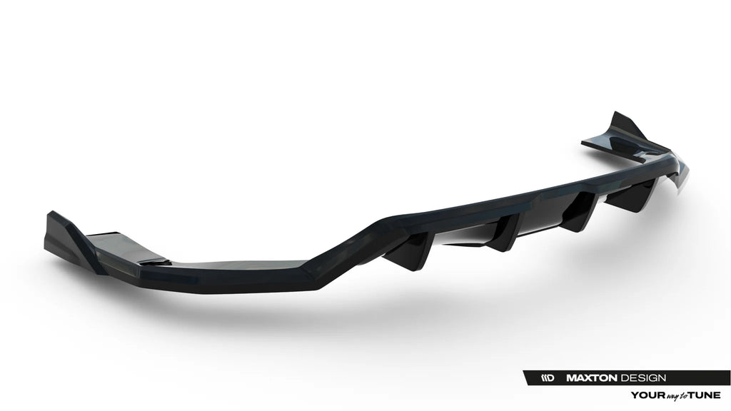Splitter Posteriore Centrale BMW X6 F16 M-Pack — particolare della finitura