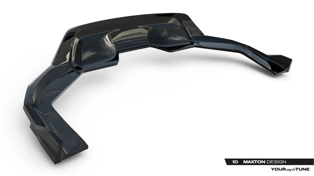 Splitter Posteriore Centrale BMW X6 F16 M-Pack — vista posteriore