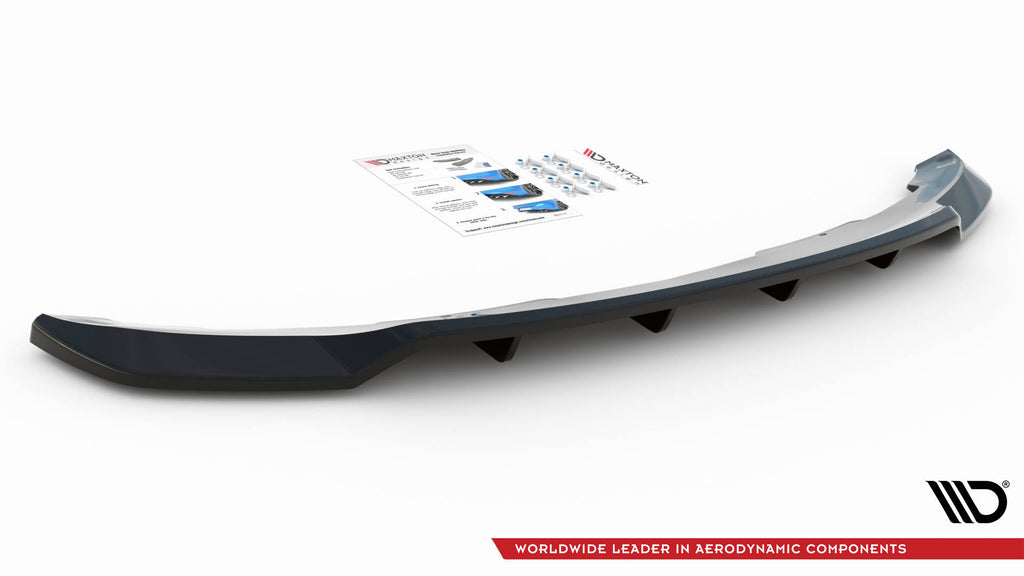 Splitter Posteriore Centrale BMW i3 Mk1 Facelift (con barre verticali) — vista laterale