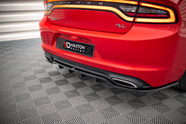 Splitter Posteriore Centrale Dodge Charger SRT Mk7 Facelift RT — dettaglio del profilo