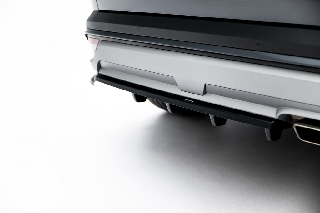Splitter Posteriore Centrale Hyundai Tucson Mk4 Facelift — particolare della finitura