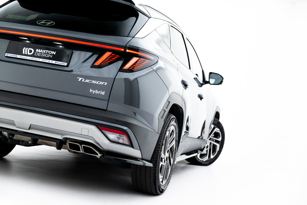 Splitter Posteriore Centrale Hyundai Tucson Mk4 Facelift — vista posteriore