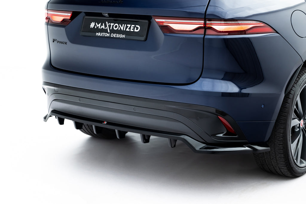 Splitter Posteriore Centrale Jaguar F-Pace X761 Facelift R-Sport — vista d'insieme